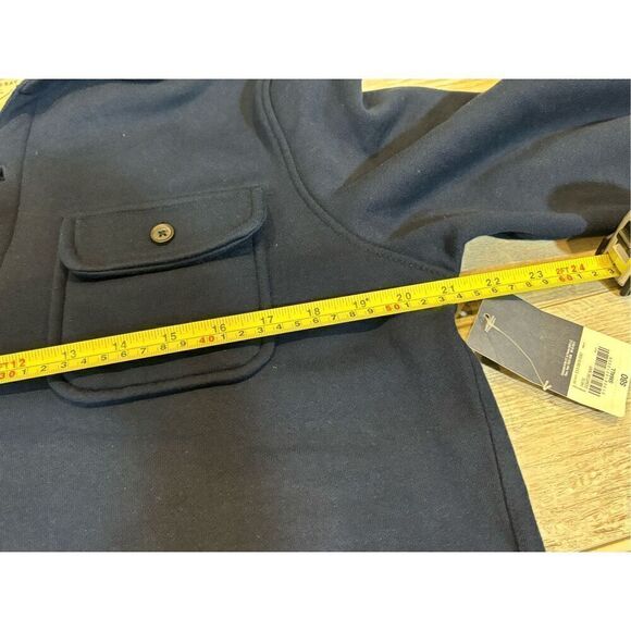 St. John’s Bay navy jacket shirt size S - Picture 9 of 11